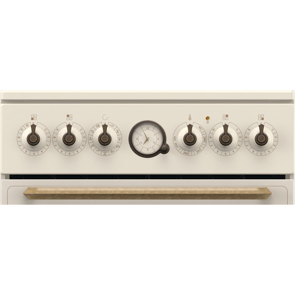 Aragaz GORENJE GECS5B70CLI, 4 arzatoare, Electric, L 50 cm, Grill, bej