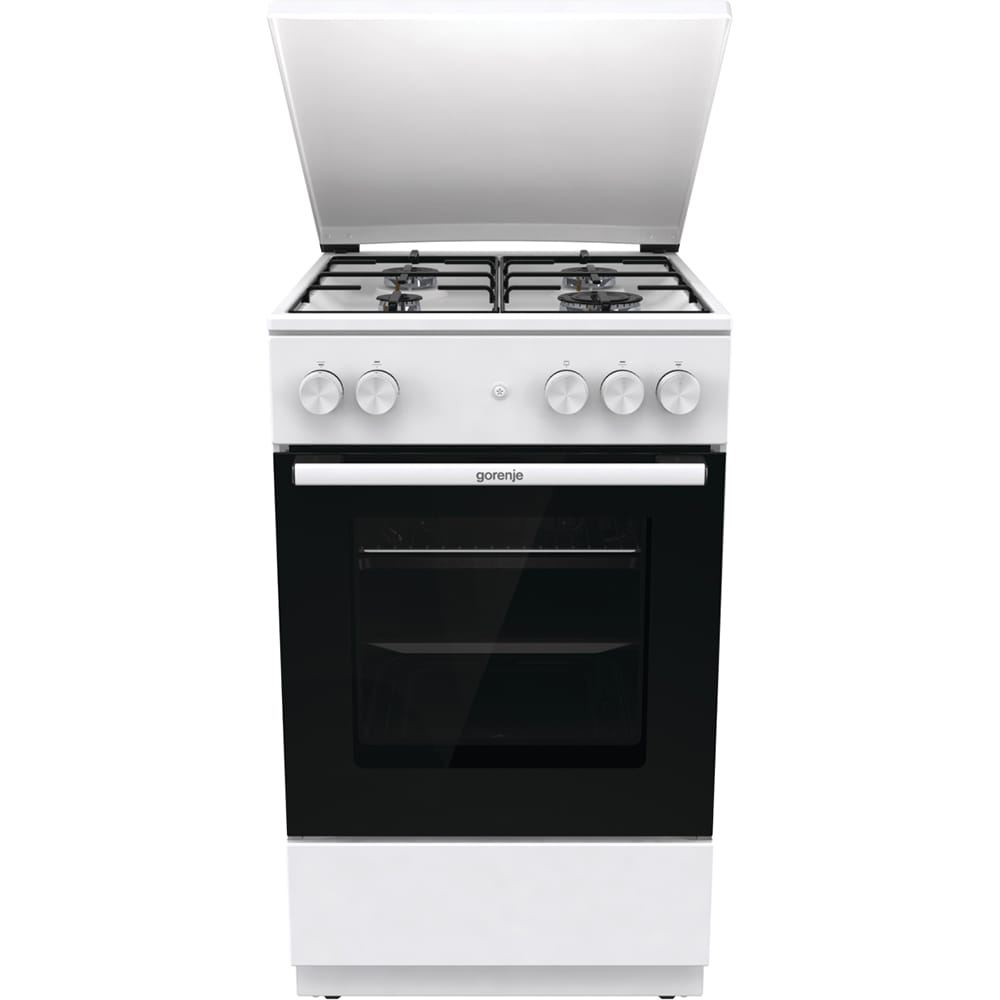 Aragaz GORENJE GG5A14WJ, 4 arzatoare, Gaz, L 50 cm, alb