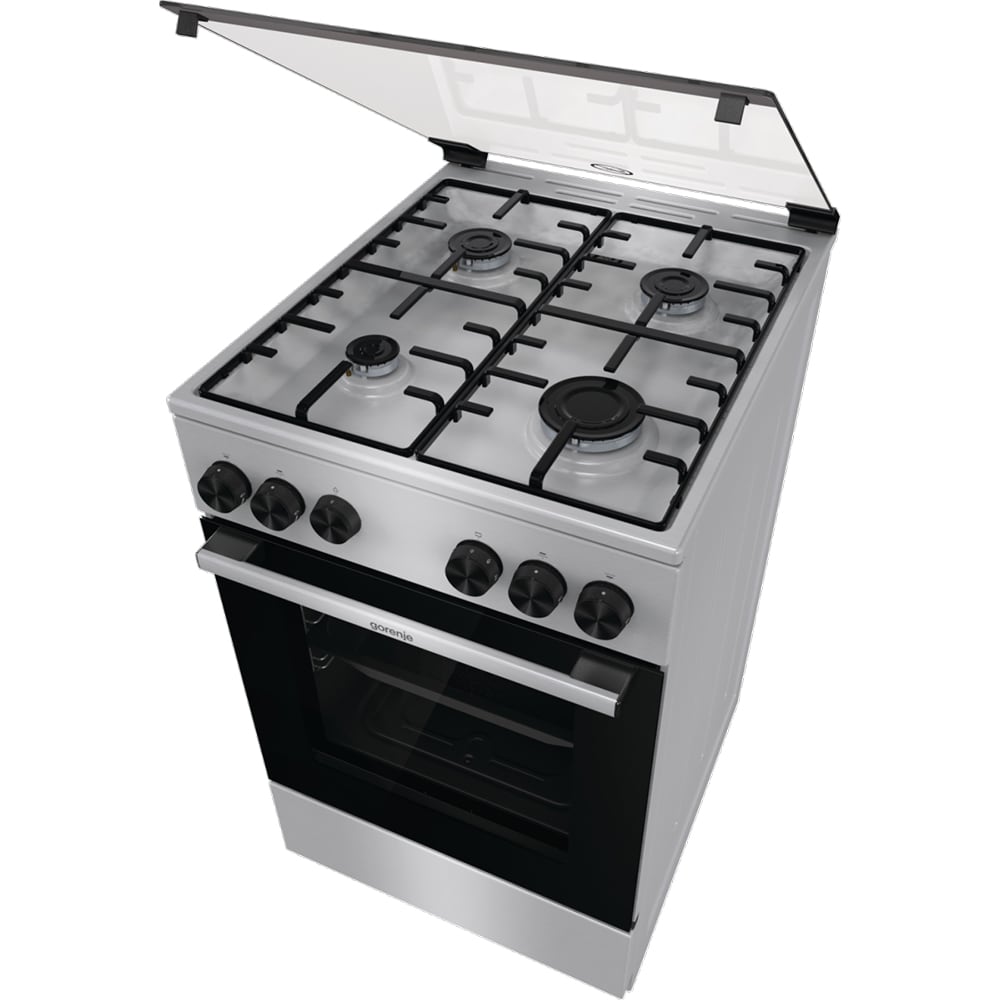 Aragaz GORENJE GGI5A22XH, 4 arzatoare, gaz, L 50 cm, inox