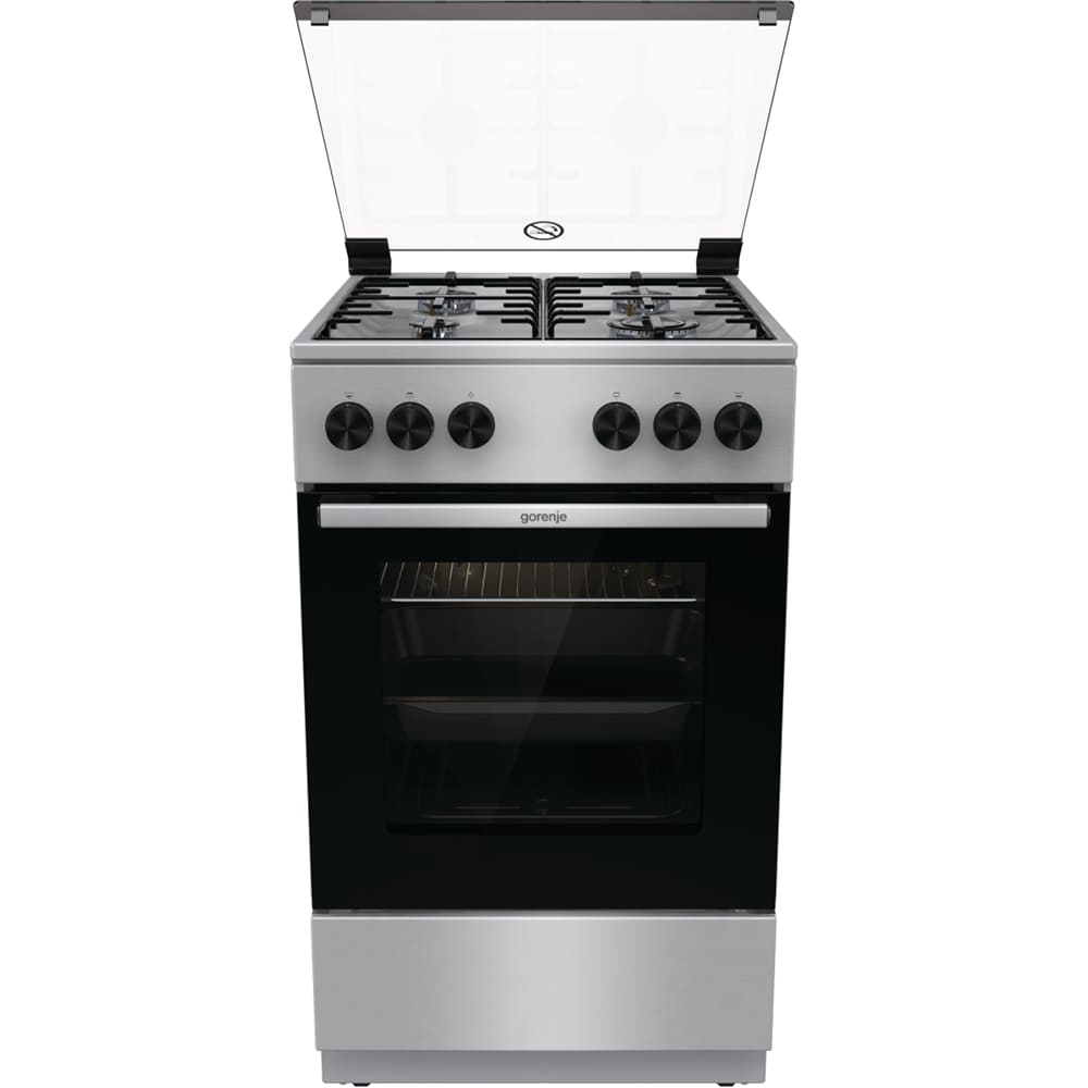 Aragaz GORENJE GGI5A22XH, 4 arzatoare, gaz, L 50 cm, inox