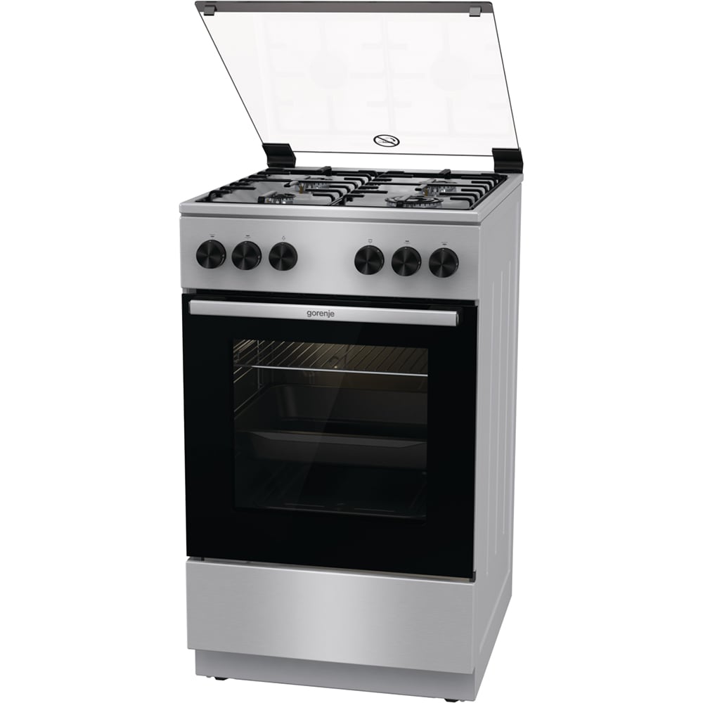 Aragaz GORENJE GGI5A22XH, 4 arzatoare, gaz, L 50 cm, inox