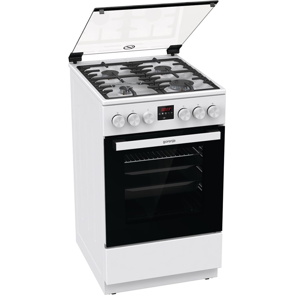 Aragaz GORENJE GGI5C20WF-B, 4 arzatoare, Gaz, L 50 cm, Grill, alb
