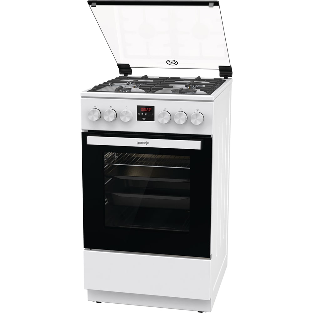 Aragaz GORENJE GGI5C20WF-B, 4 arzatoare, Gaz, L 50 cm, Grill, alb