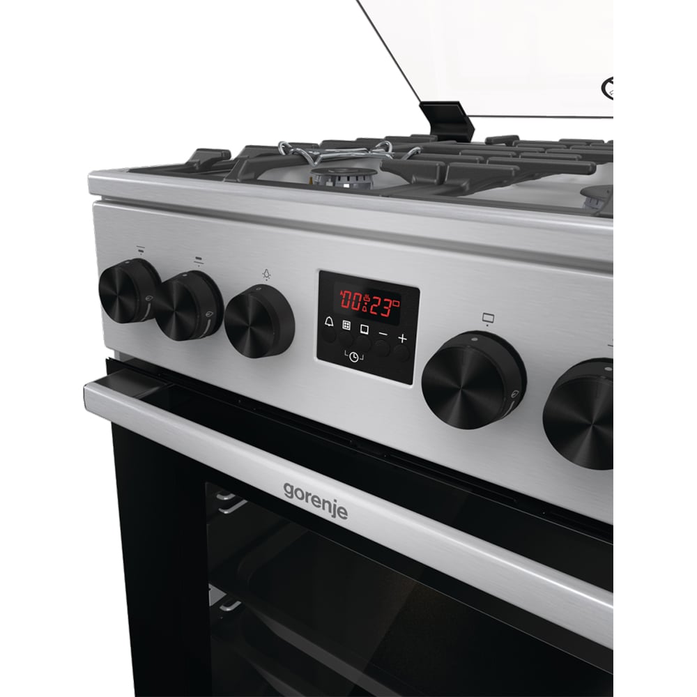 Aragaz GORENJE GGI5C20XF, 4 arzatoare, Gaz, L 50 cm, Grill, inox