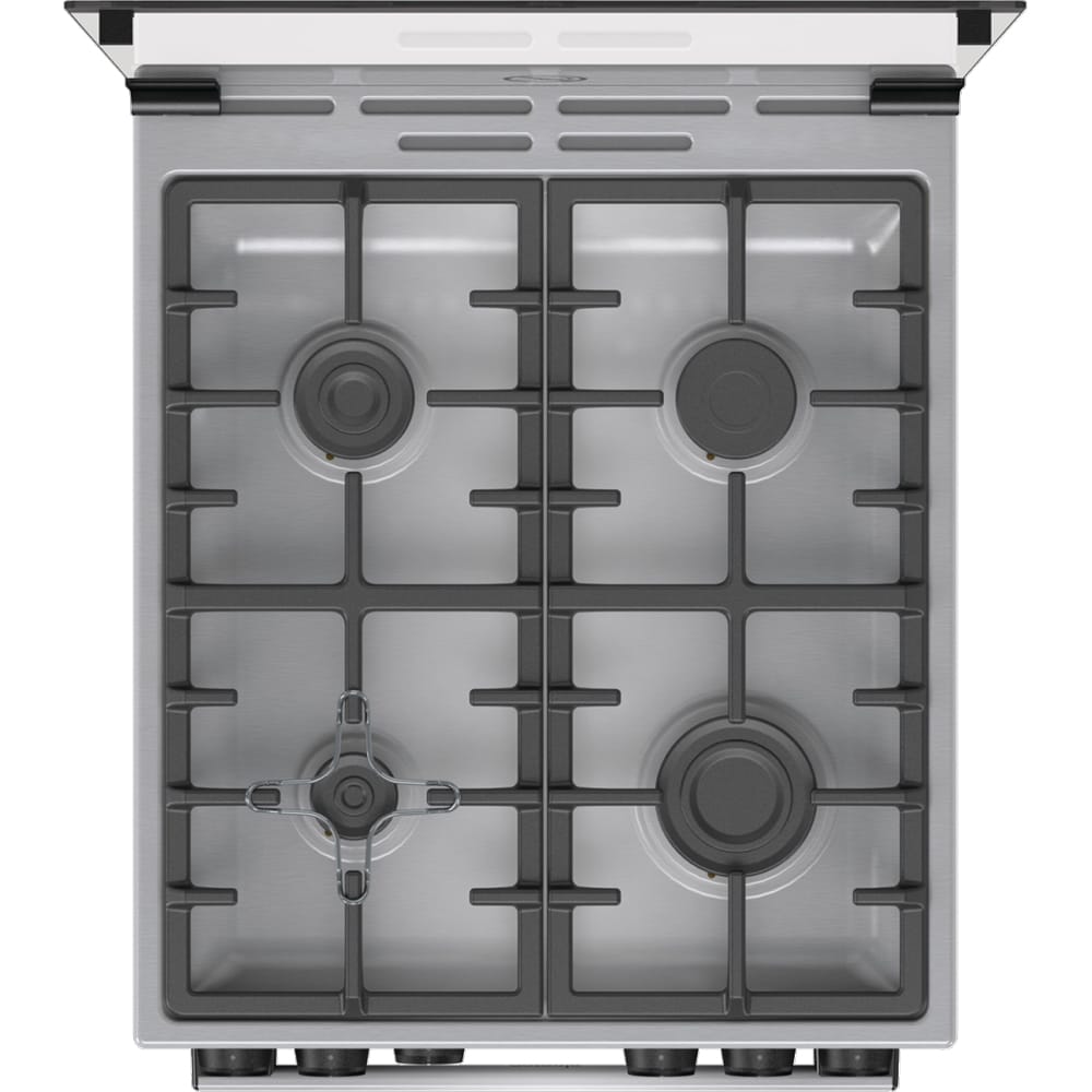 Aragaz GORENJE GGI5C20XF, 4 arzatoare, Gaz, L 50 cm, Grill, inox