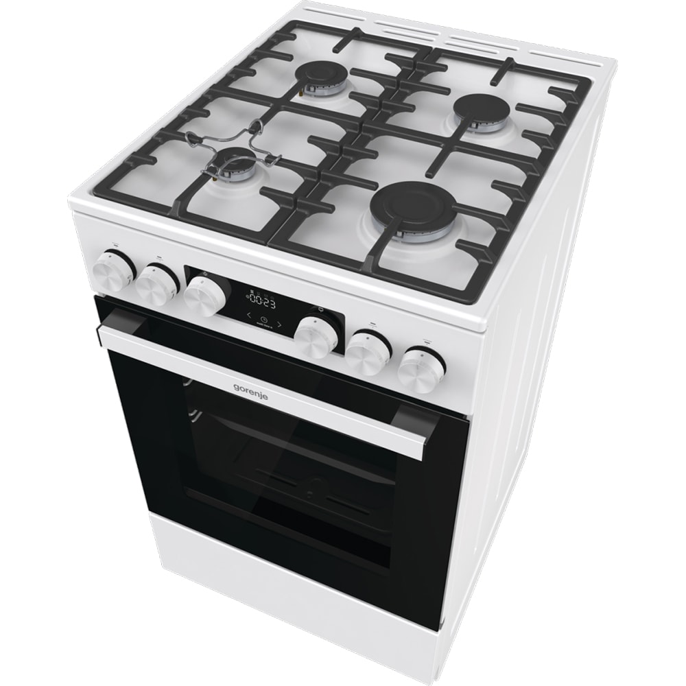 Aragaz GORENJE GGI5C21WF-B, 4 arzatoare, Gaz, L 50 cm, Grill, alb