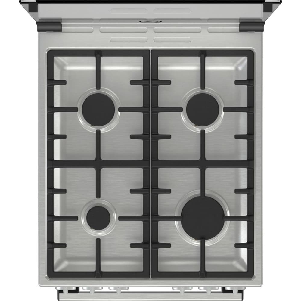 Aragaz GORENJE GI5321XF, 4 arzatoare, gaz, L 50 cm, Grill, inox