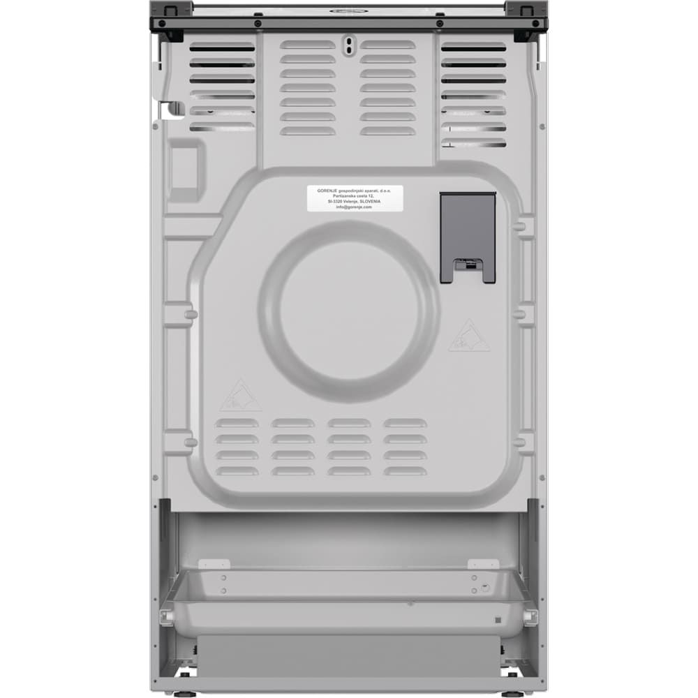 Aragaz GORENJE GK5B40SH, 4 arzatoare, Gaz + Electric, L 50 cm, gri metalic