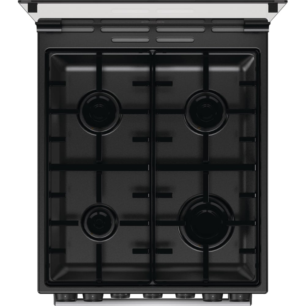 Aragaz GORENJE GK5B40SH, 4 arzatoare, Gaz + Electric, L 50 cm, gri metalic