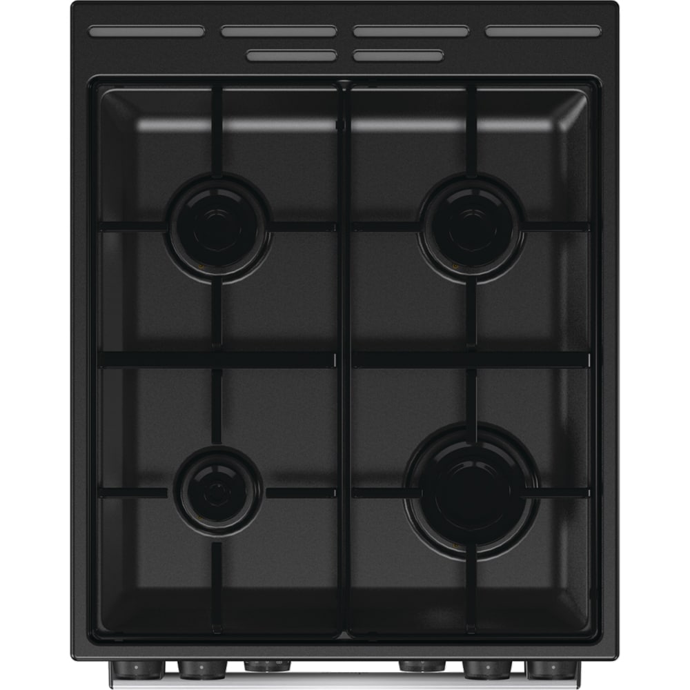 Aragaz GORENJE GK5C60SJ, 4 arzatoare, Gaz + Electric, L 50 cm, gri