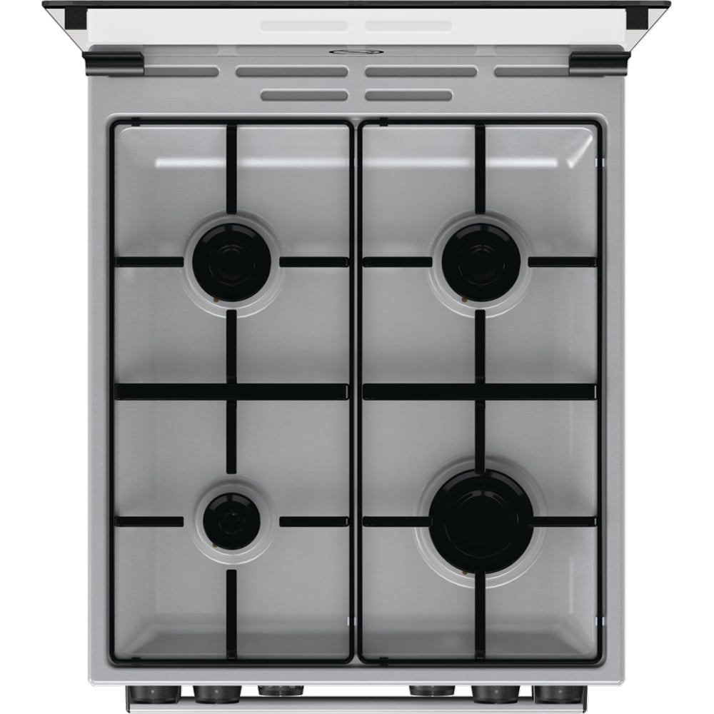 Aragaz GORENJE GK5C61XJ, 4 arzatoare, Gaz + Electric, L 50 cm, Grill, inox