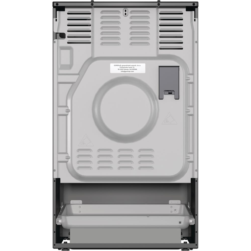 Aragaz GORENJE GKS5C70BJ, 4 arzatoare, Gaz + Electric, L 50 cm, negru