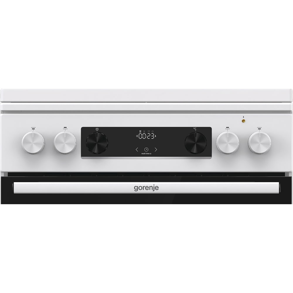 Aragaz GORENJE GKS6C71WF, 4 arzatoare, Gaz + Electric, L 60 cm, alb