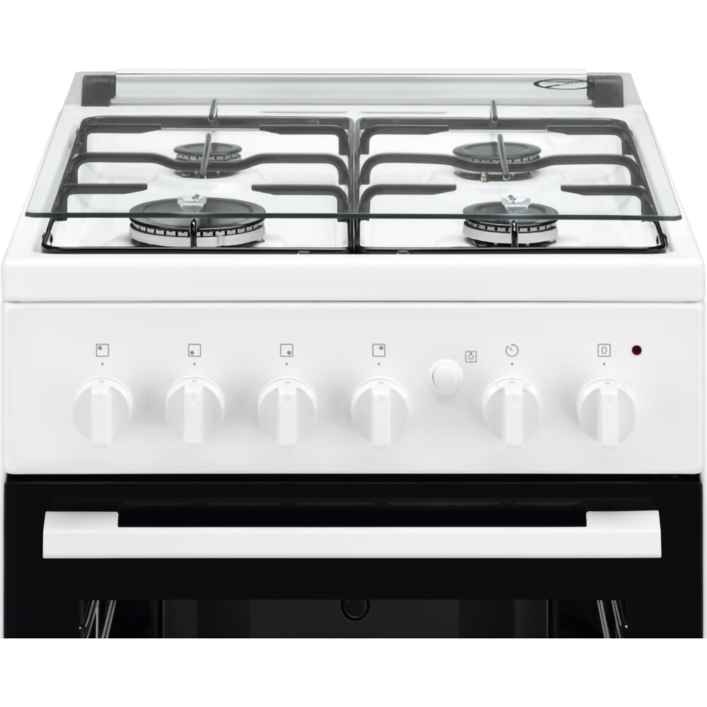 Aragaz ELECTROLUX LKG504002W, 4 arzatoare, Gaz, L 50 cm, Grill, Rotisor, alb