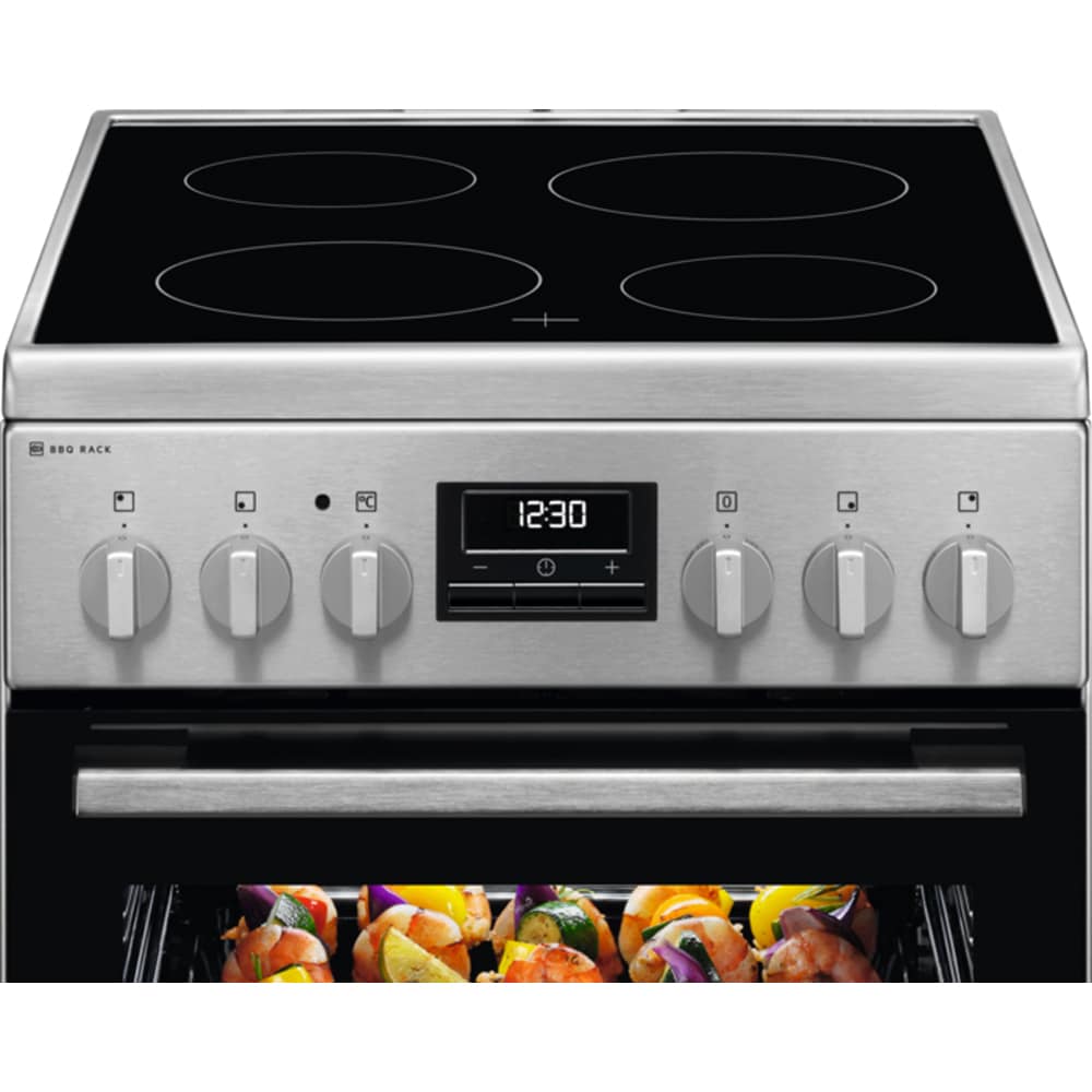 Aragaz ELECTROLUX LKR540267X, 4 arzatoare, Electric, L 50 cm, Grill, inox