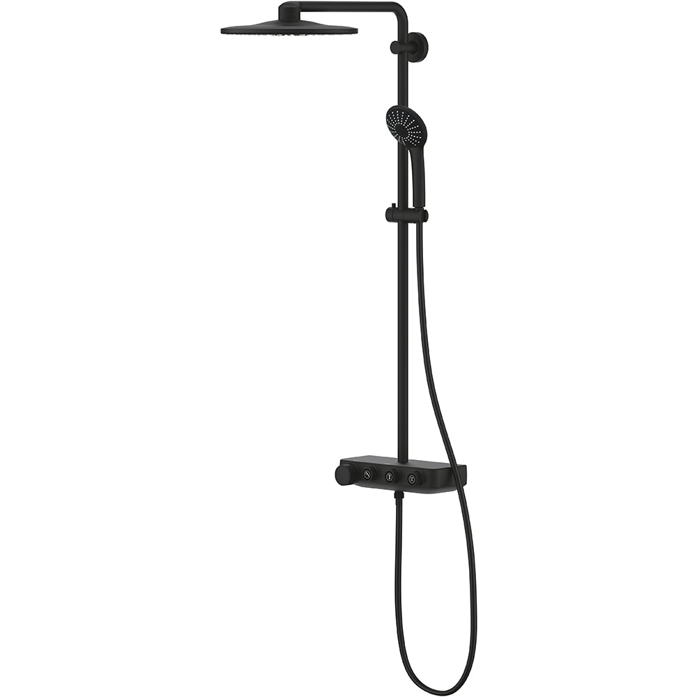 Sistem dus GROHE Euphoria Smartcontrol 310 22120KF0, termostat, 2 functii, negru