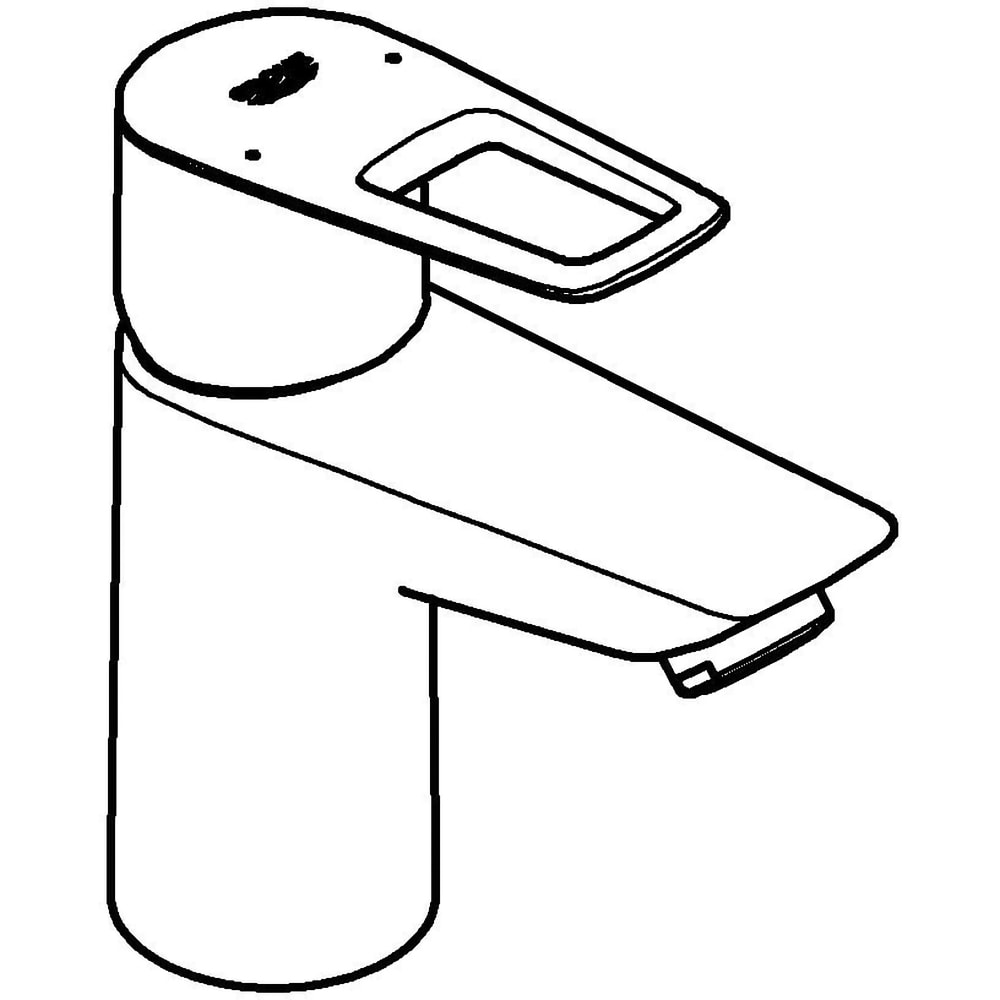 Baterie lavoar GROHE Bauloop 23876001, alama sanitara, crom