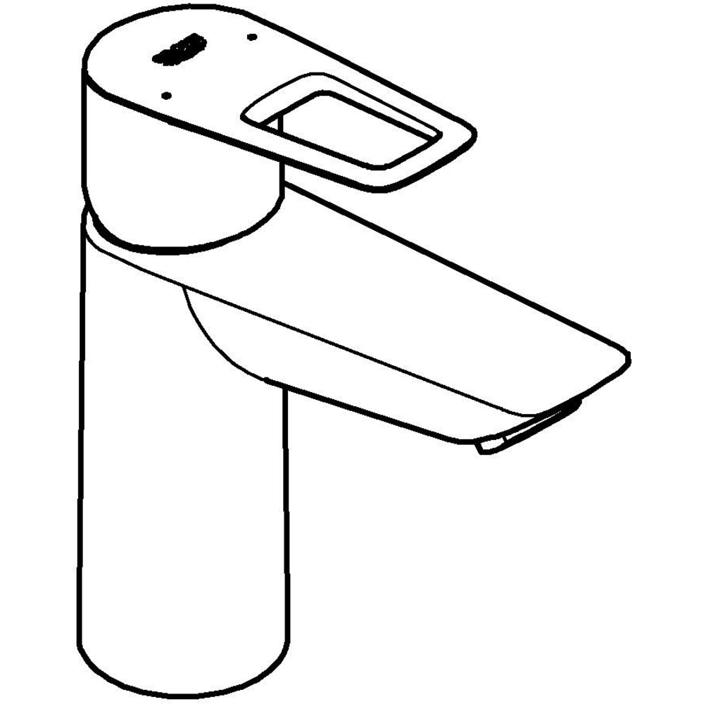 Baterie lavoar GROHE Bauloop 23886001, alama sanitara, crom