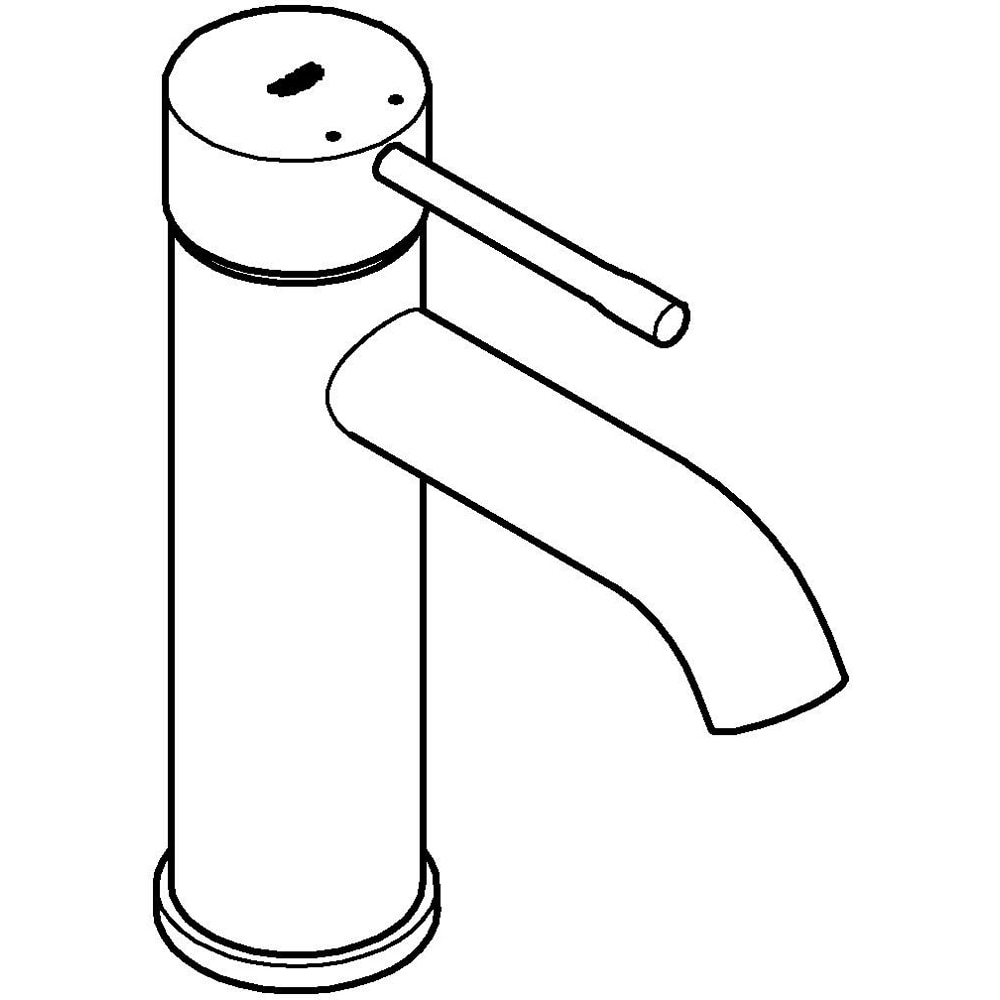 Baterie lavoar GROHE Essence 24172KF1, alama sanitara, negru