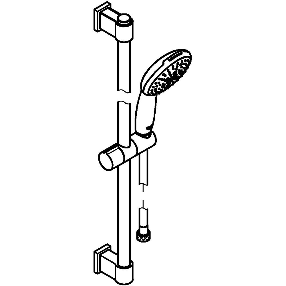 Coloana dus GROHE Vitalio Start 110 26032001, 3 functii, crom