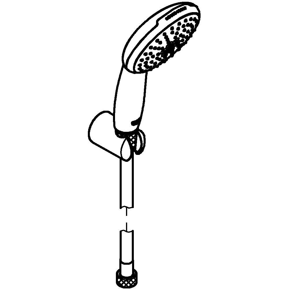 Para dus GROHE Tempesta 110 26164003, 2 functii, crom