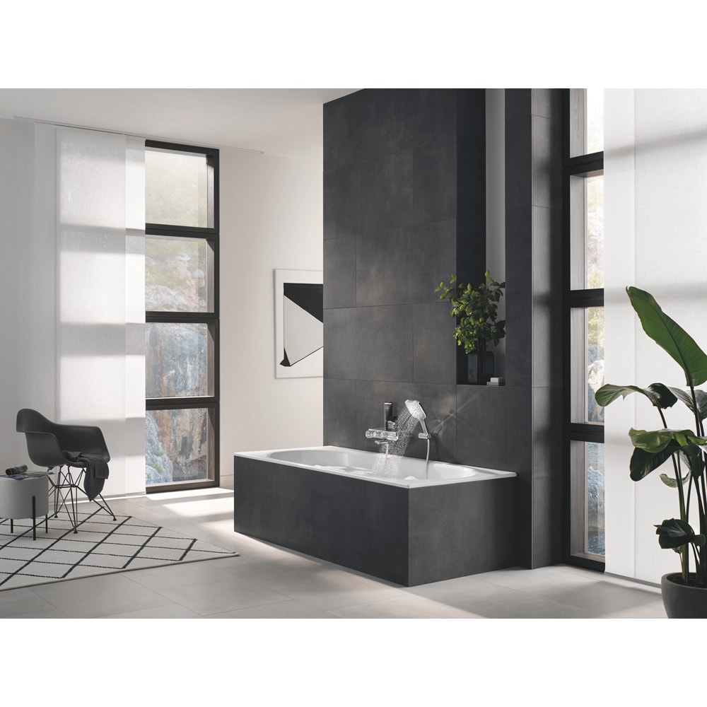 Para dus GROHE Rainshower SmartActive 130 Cube 26588000, 3 functii, crom