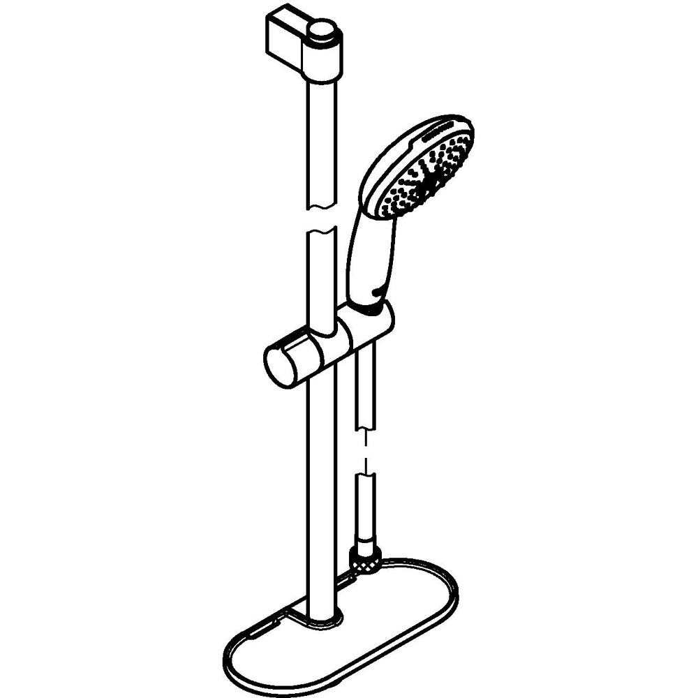 Coloana dus GROHE Tempesta 110 26638003, 2 functii, crom