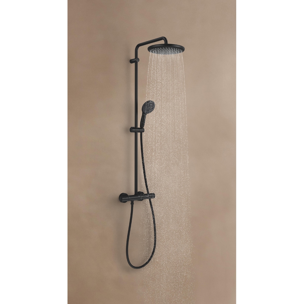 Sistem dus GROHE Tempesta 250 266702431, 1 functie, negru