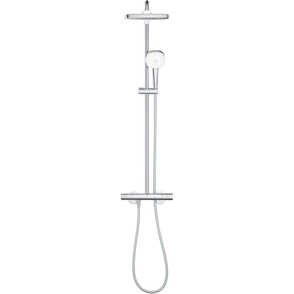 Sistem dus GROHE Tempesta Cube 250 26689001, termostat, 1 functie, crom