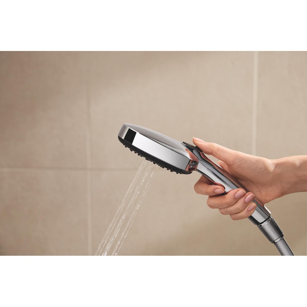 Sistem dus GROHE Vitalio Cube 250 26696001, termostat, 1 functie, crom