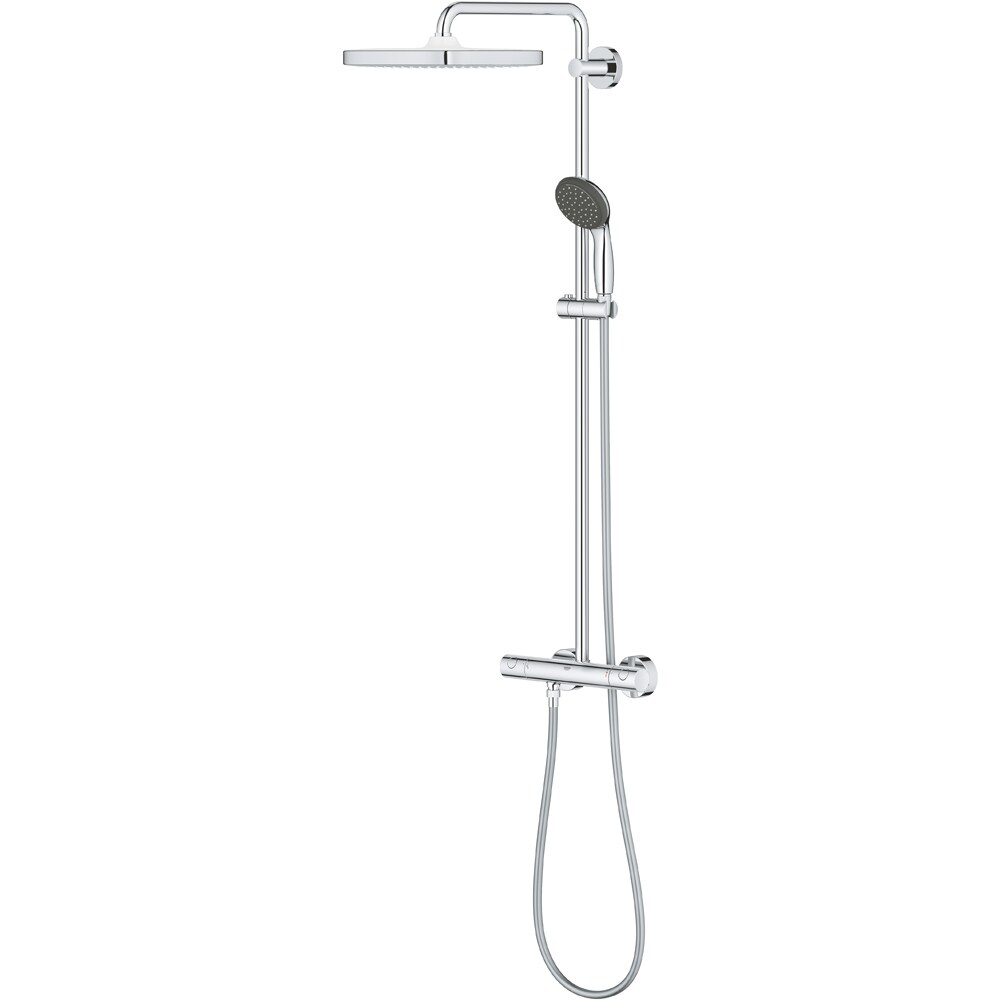 Sistem dus GROHE Vitalio Start 250 Cube 26697000, termostat, 1 functie, crom