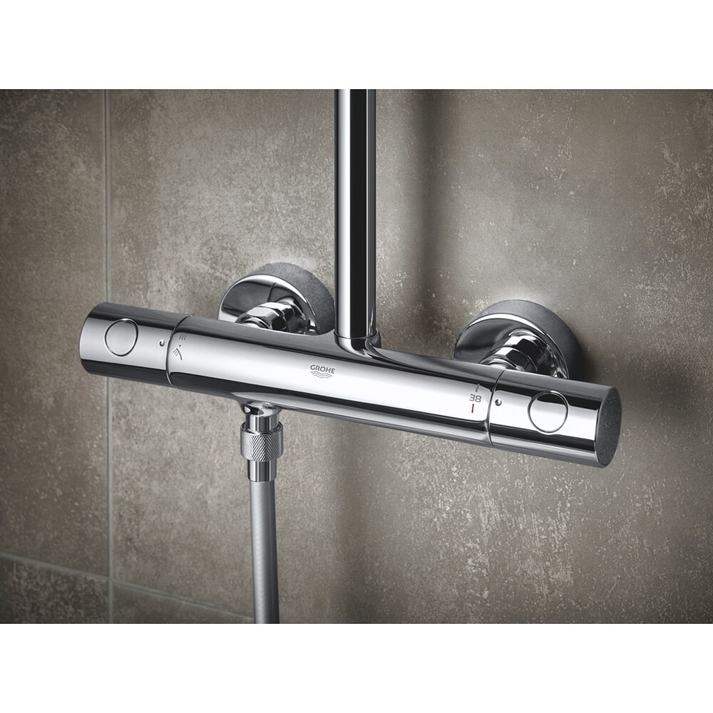 Sistem dus GROHE Vitalio Start 250 Cube 26697000, termostat, 1 functie, crom