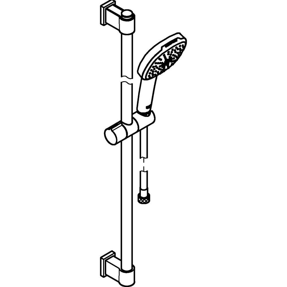 Coloana dus GROHE Vitalio Comfort 110 26930001, 2 functii, crom
