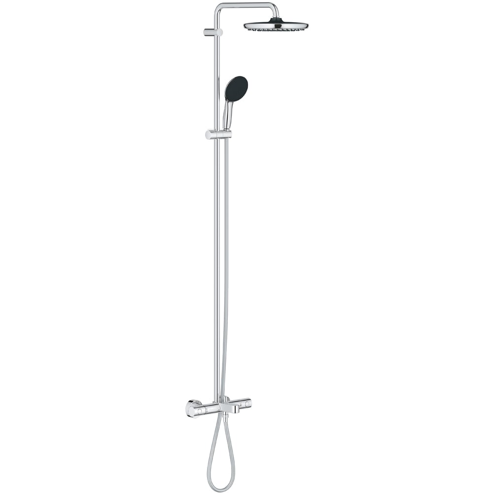 Sistem dus GROHE Vitalio Start 250 26988001, termostat, 1 functie, crom