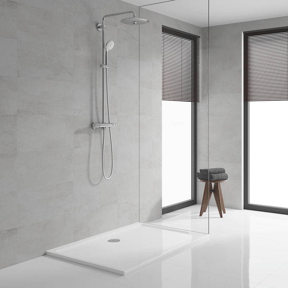 Sistem dus GROHE Euphoria 260 27615002, termostat, 3 functii, crom