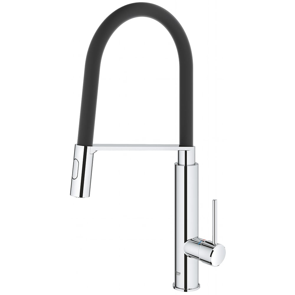 Baterie bucatarie GROHE Viamo 30433000, dus extractibil, alama, crom