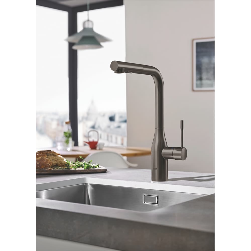 Baterie bucatarie GROHE Essence 30504AL0, alama sanitara, grafit