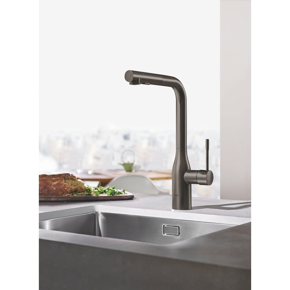 Baterie bucatarie GROHE Essence 30504AL0, alama sanitara, grafit