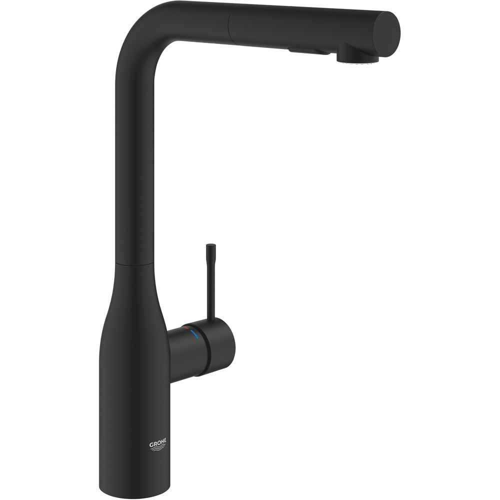 Baterie bucatarie GROHE Essence 30504KF0, alama sanitara, negru