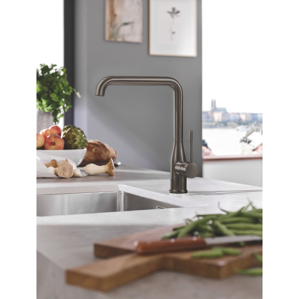 Baterie bucatarie GROHE Essence 30505AL0, alama sanitara, grafit