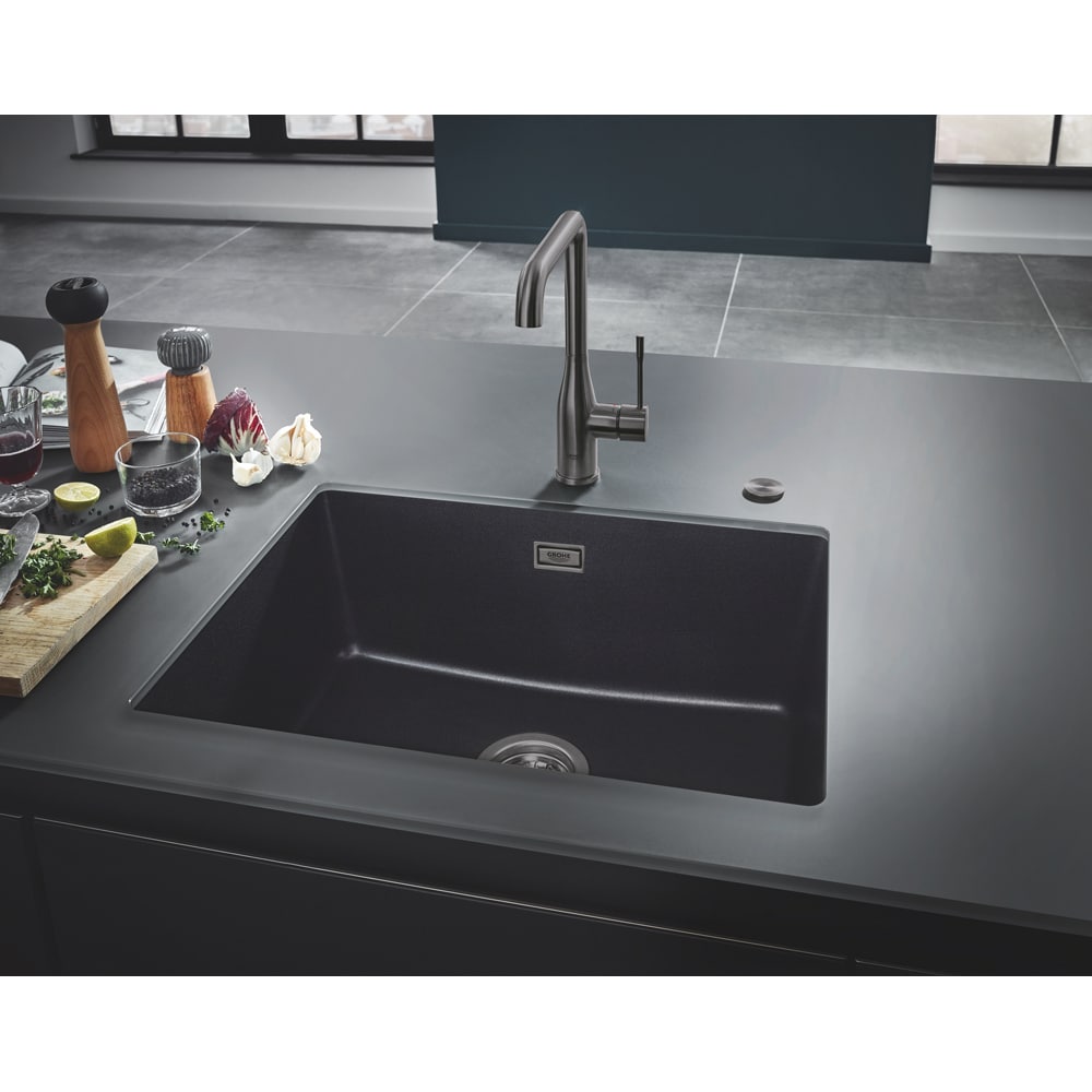 Baterie bucatarie GROHE Essence 30505AL0, alama sanitara, grafit
