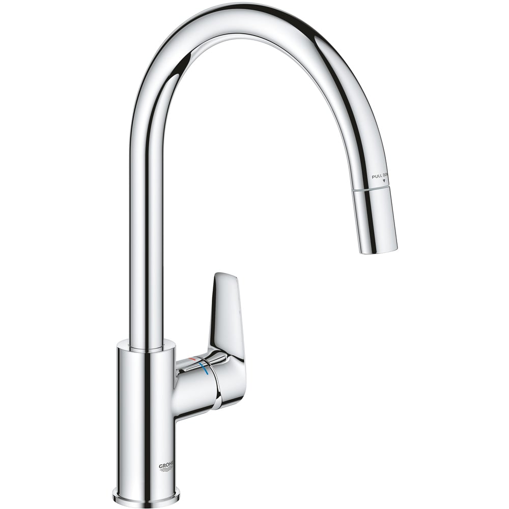 Baterie bucatarie GROHE Start Edge 30550000, alama sanitara, crom