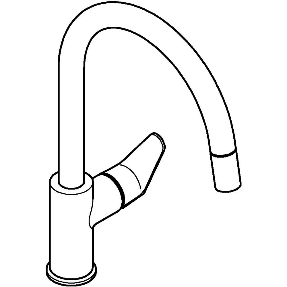Baterie bucatarie GROHE Start Curve 30562000, alama sanitara, crom
