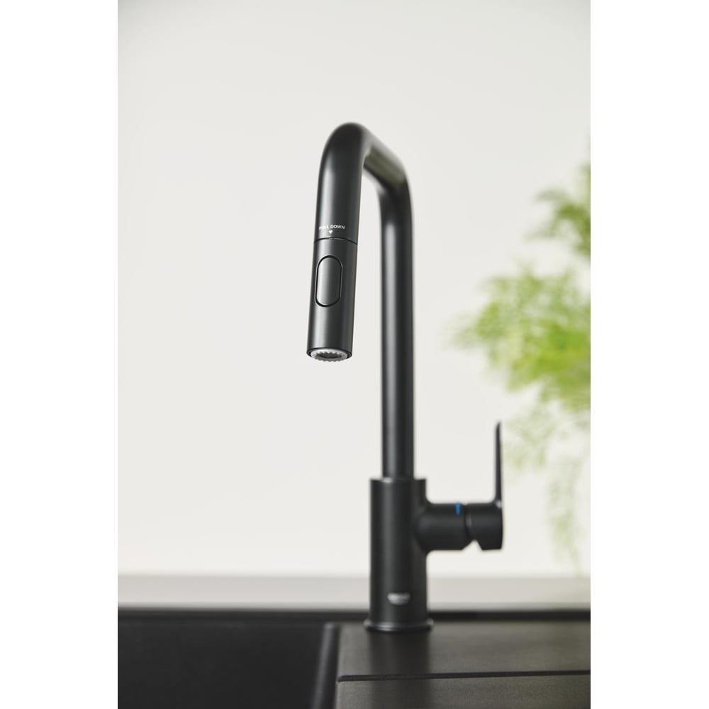 Baterie bucatarie GROHE Start 306312430, alama sanitara, negru
