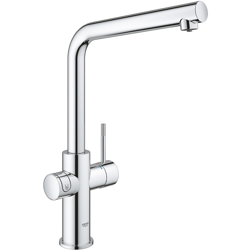 Baterie bucatarie cu unitate de racire si filtru GROHE Blue Home 31454001, metal, argintiu