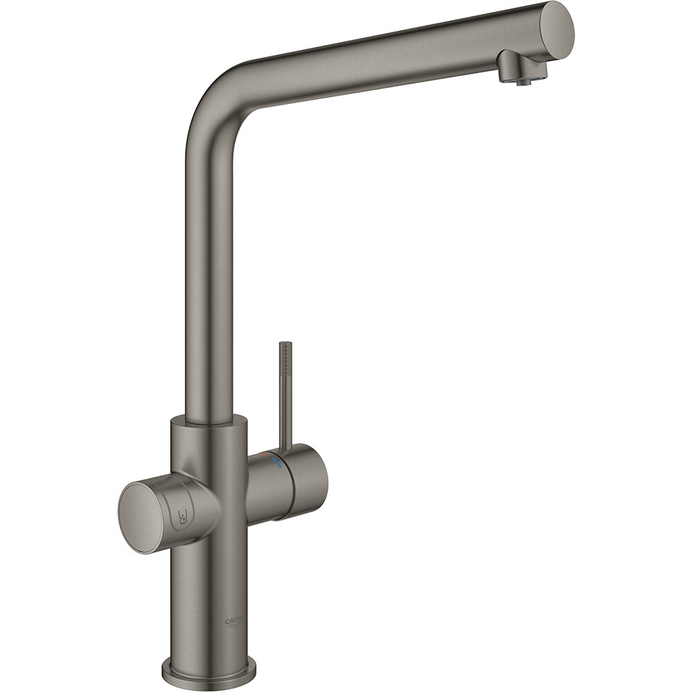 Baterie bucatarie cu unitate de racire si filtru GROHE Blue Home 31454AL1, alama, grafit