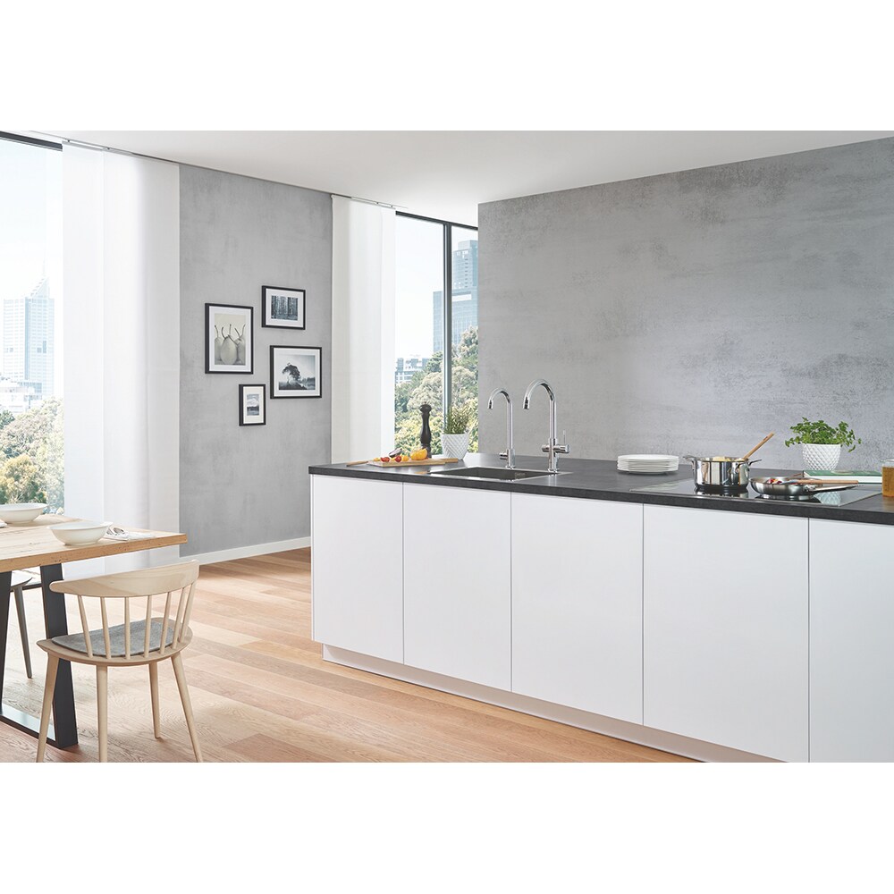 Baterie bucatarie cu unitate de racire si filtru GROHE Blue Home 31498001, alama, crom