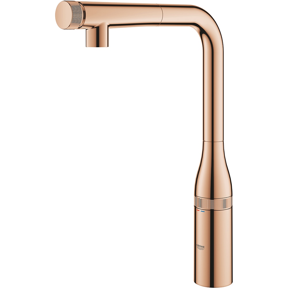 Baterie bucatarie GROHE Essence SmartControl 31615DA0, dus extractibil, alama, cupru