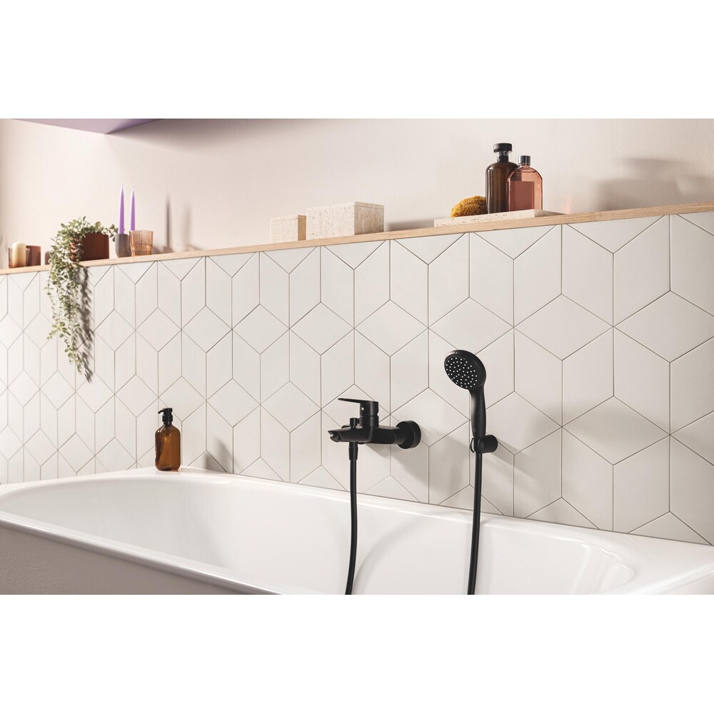 Baterie cada-dus GROHE Start 322782432, alama sanitara, negru