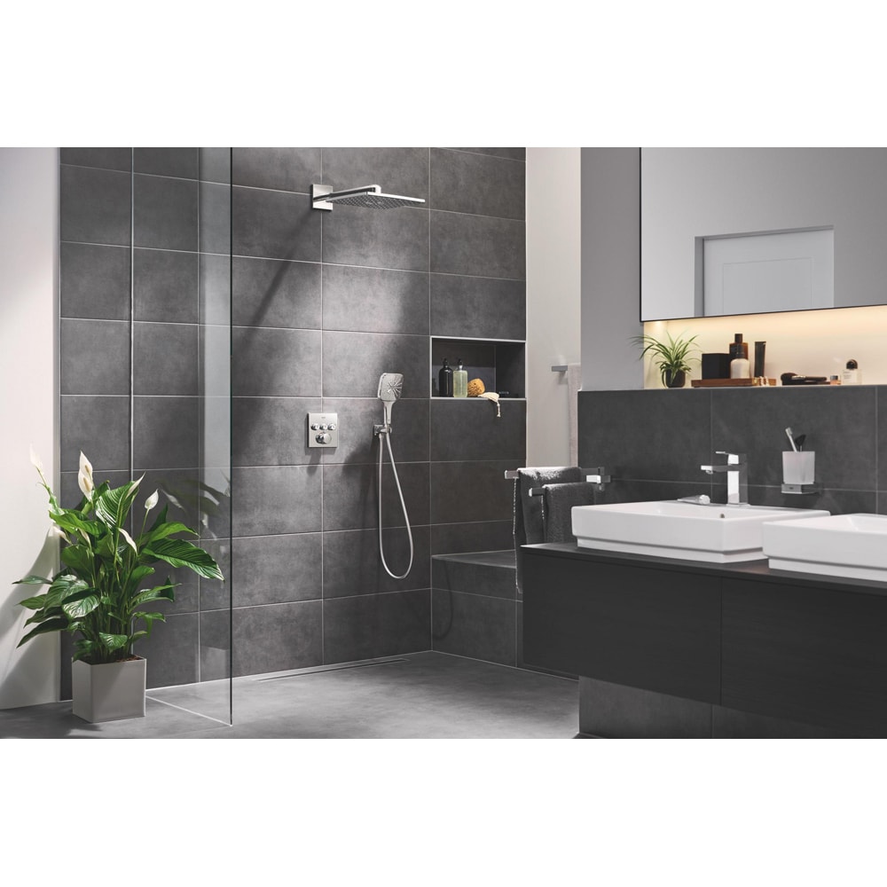 Sistem dus GROHE SmartControl Cube 310 34864000, termostat, 3 functii, crom